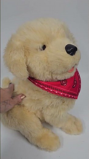 Interactive companion pet dog realistic barking puppy golden retriever