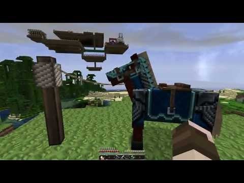 Minecraft Horses - How to Craft and Use a Lead! Horse Leash! [1.6.2]