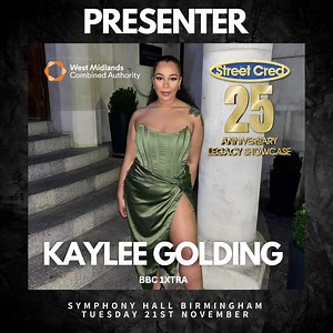 Kaylee Golding presenting the Street Cred Awards | Street Cred Magazine
