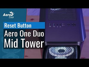 AeroCool Aero One Duo Mid Tower Case - How to Control the RGB Lighting with the PC Reset Button
