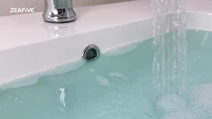 Zeafive 48 in. W x 22 in. D Solid Surface Cultured Marble White Bathroom Vanity Top with Single Sink White Rectangular Basin ZBT-F-48