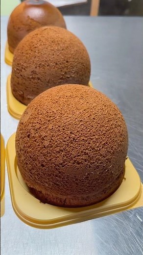 1人1ホール余裕で食べれちゃうふわふわスフレチョコチーズケーキ🍫