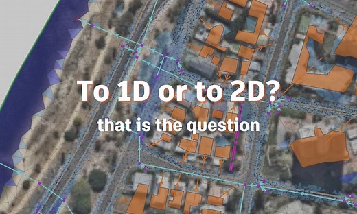 1D vs 2D hydraulic modeling: What's the difference? Pros and cons? How do you decide?