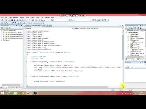 Connecting to SQL Server database using Windows authentication & add Datagrid using ASP.Net and C#.