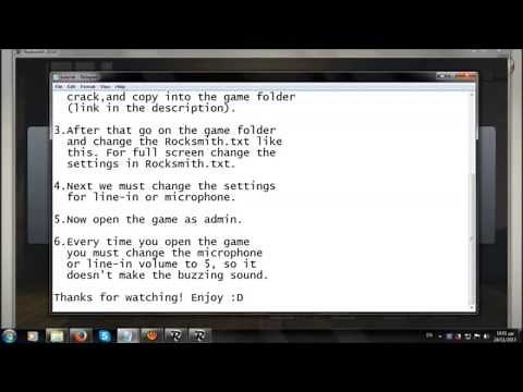 How to play Rocksmith 2014 with no real tune cable and without the buzzing sound!!!