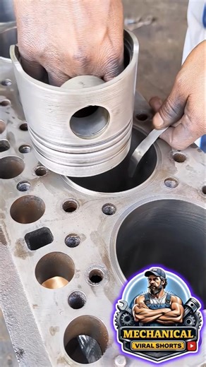 Piston & Gauge Method for Liner Clearance #shorts #engine #mechanical #youtubeshorts #viral #pistons