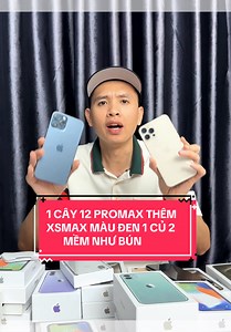 161K views · 3K reactions | [ 19.45 : 11/07 ]1 CÂY 12 PROMAX THÊM XSMAX MÀU ĐEN 1 CỦ 2 MỀM NHƯ BÚN @ÁNH UY TÍN REVIEW  #anhuytin #iphone #iphone12promax | ÁNH UY TÍN | Facebook