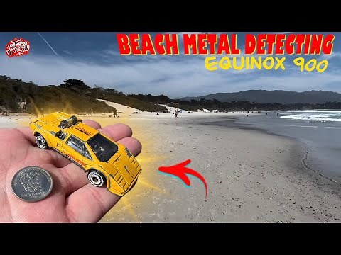 Beach Metal Detecting Carmel-By-The-Sea California!
