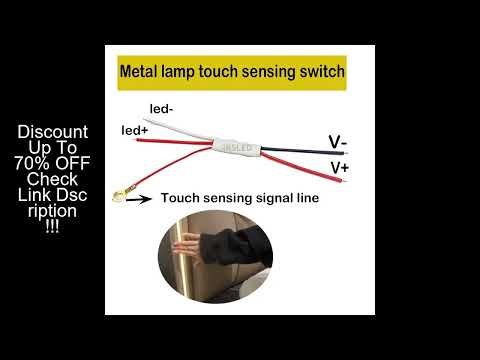 Touch sensor switch for metal lamps 3.7V 5V 12V 24V touch sensor switch Metal sensor Touch switch Ta