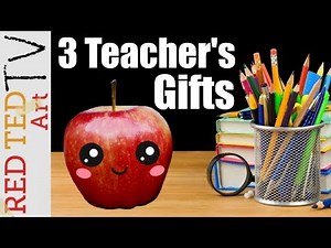 3 Teacher's Day DIYs Red Ted Art TV - E2
