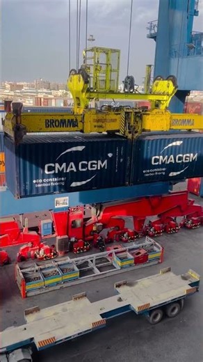 Accuracy and confidence. Unloading, with no error allowed