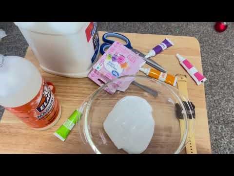 Step by step tutorial on how to make slime!!