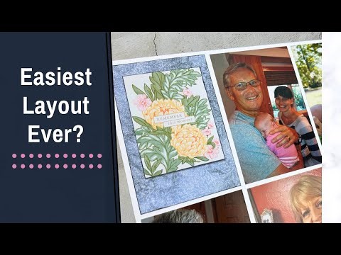 Beginner-Friendly 12x12 Scrapbooking Idea
