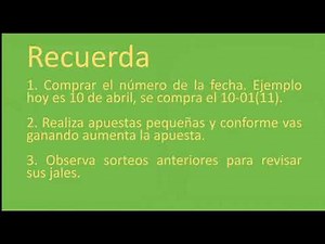 Cuáles números jala el 77