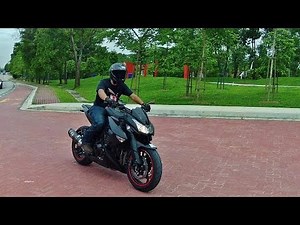 Kawasaki Z1000 Devil carbon fiber exhaust with Y pipe