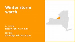 Update: Oswego County under a winter storm watch Friday and Saturday