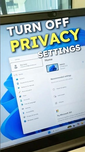 Windows 11 Privacy Settings You Might Wanna Turn Off #pctips #techtips