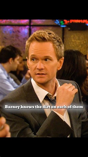 Barney knows the dirt on each of them#funny #shorts #comedy