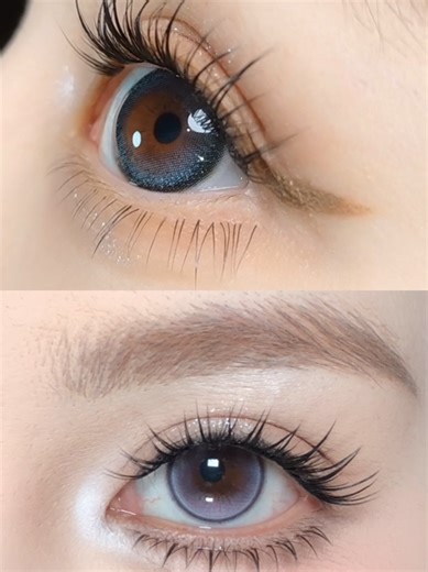 Replying to @jingeralee Two crystal-clear shades made to shine ✨ Virtual Purple is low in stock 💜 Don’t miss it. Lens Shade: 🔎LaPeche - Snow Blue 🔎iNYX - Virtual Purple #coloredcontacts #sigocontacts