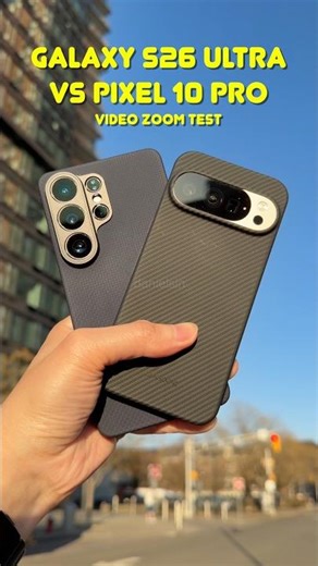 Galaxy S26 Ultra vs Pixel 10 Pro Video Zoom Test!