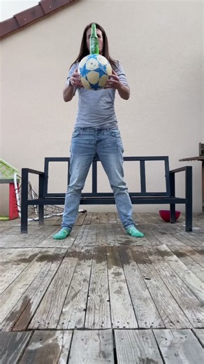 Soccer Ball Tricks: Balancing and Catching Demonstration