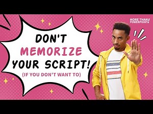 How to remember what you want to say in a presentation 🤯 never forget your presentation script again