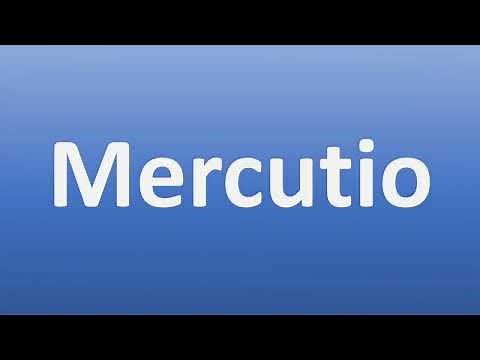How to Pronounce Mercutio (Romeo and Juliet Character)
