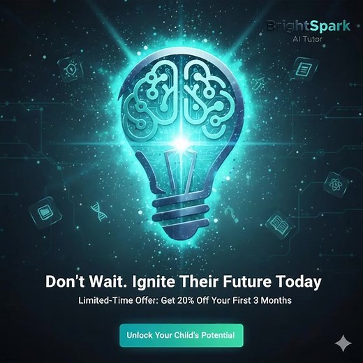 BrightSpark AI Tutor is an online platform offering personalized AI-powered tutoring for K-12 students and test prep. It starts by assessing each student’s knowledge to create a unique learning plan. Lessons are engaging, interactive, and tailored to individual strengths and weaknesses, with instant feedback on practice problems. Key features: Adaptive learning paths designed to accelerate through mastered concepts and focus on improvement areas Personalized explanations using analogies and step