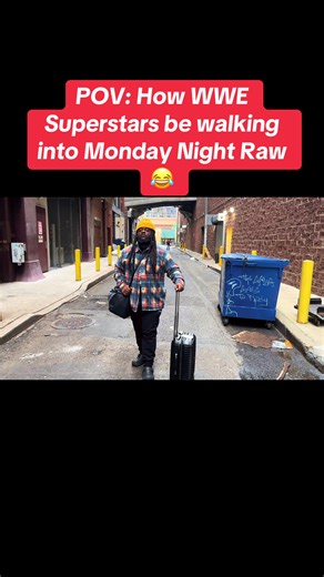 This how they be walking into Monday Night Raw 😂 #wweraw #wrestlingtiktok #LIVEIncentiveProgram #LIVEMonetization #PaidPartnership