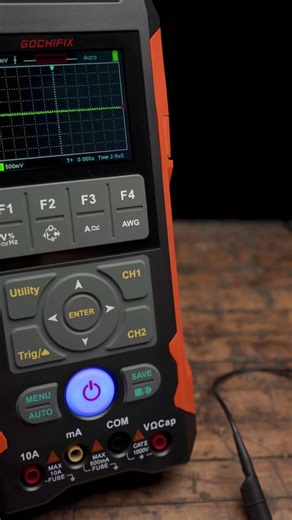 Oscilloscope. . . . . . #Gochifix #Oscilloscope #multimeter #OscilloscopeBasics #PWM #Electronics #ServoTester #DIYELECTRONICS #CircuitTesting #WaveformAnalysis #ElectricalEngineering #TechTutorial #LearnElectronics @Kapperccino