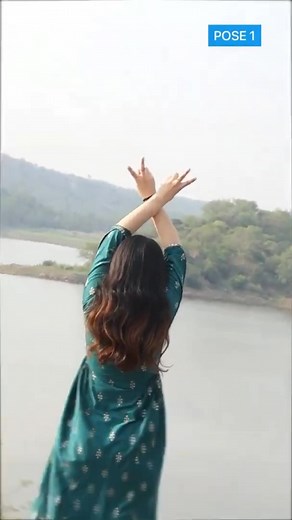 Beautiful Standing Poses for Girls in Dress