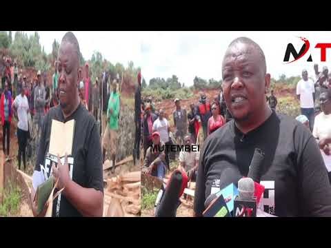 Drama as Owners of the Land That Murkomen,Sudi and Kururia are Grabbing Worth Ksh 20B Speak!