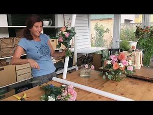 Cum decorez lumânări de cununie cu flori naturale simplu @Anca Vlad