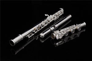 [Hot Item] Good Intermediate Nickel Silver Flute /Woodwind Instrument /Sterling Silver Lip Ad Riser