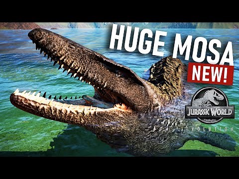 NEW Jurassic World MOSASAURUS mod in Jurassic World Evolution