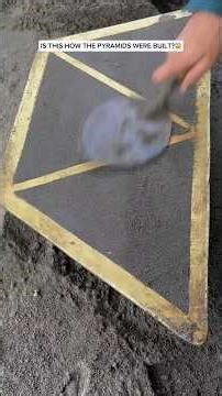 Making perfect cement pyramids 😱