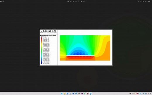 FLAC3D5.00 FLAC3D6.00模拟结果云图读图及分析