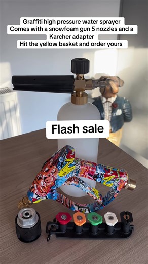 High Pressure Graffiti Water Sprayer with Snow Foam Gun