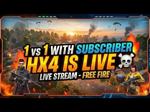 H X4 IS LIVE ☠️ ID CHEK AND GUILD TEST 1VS2 ☠️1VS4 ☠️ PHONE PLAYER FULL SUPPORT 🤯🔥 TARGET 1K 🎯