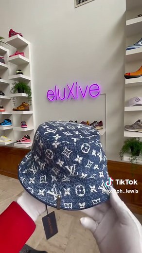 Some people would rather wear denim on their head than their legs! 👖 What’s your favorite denim piece? . . . . #Denim #headwear #Supreme #LV #LouisVuitton #palace