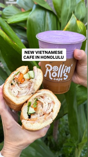 There’s a new Vietnamese cafe in Honolulu. Rollin’ Rolls Cafe just soft opened in Kakaako. It’s located next to Mad Pie, behind Down to Earth Kakaako (in the former space of Hibachi Honolulu). The cafe offers a variety of Vietnamese coffees, spring rolls, summer rolls, banh mi sandwiches and plates. The cafe is currently offering 50% off any drink with purchase of any food item. It’s open from 9 a.m. to 3 p.m. Wednesdays to Mondays; hours subject to change. #food #oahu #hawaii #banhmi #cafe #vie