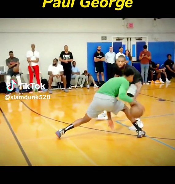 Paul George Impresses with Smooth Basketball Skills
