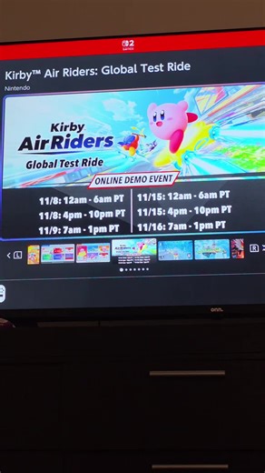 Kirby Air riders demo event! #gaming #gamingontiktok #kirby #nintendo