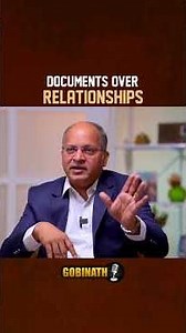 Property Disputes: Documents vs Relationships | CA Sreejith Kuniyil | Gobinath #shorts