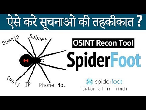 How to install & use OSINT gathering tool spiderfoot in Windows, MacOS & Linux