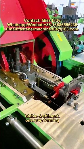 M5 screw heading machine to make 120mm length screw