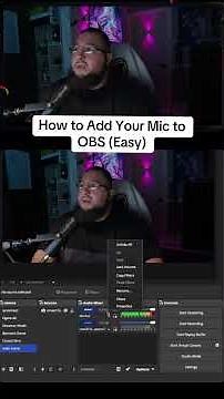 How to connect mic to OBS #gaming