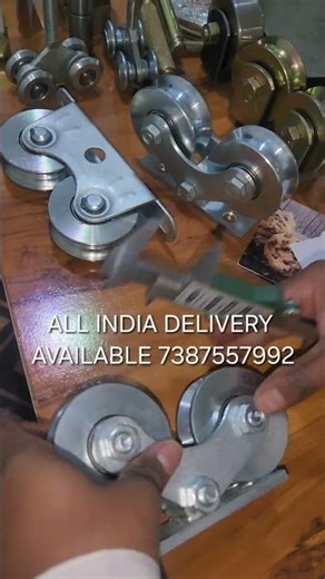 SLIDING GATE ROLLER WHEEL #fabrication #fabtechgate #gatedesign