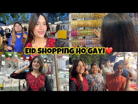 Meri Eid Ki Shopping Ho Gayi🛍 | SAMREEN ALI VLOGS
