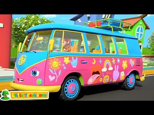 Wheels On The Bus : Fun Bus Ride Adventure for Children & More Nursery Rhymes - Videos For Kids